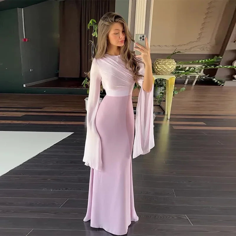 Elegant Satin Maxi Dress