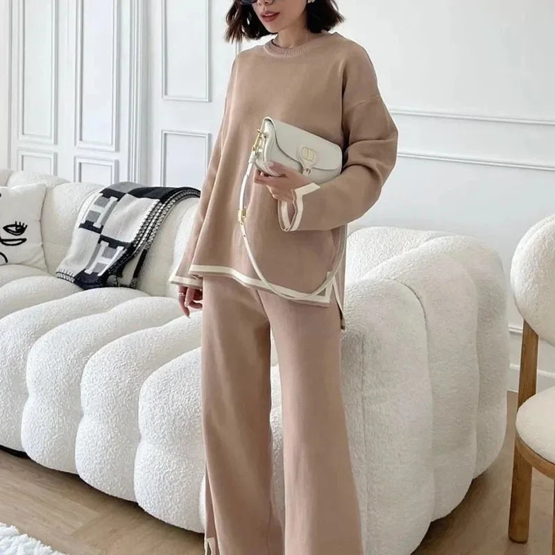 Knit Pullover Sweater Set